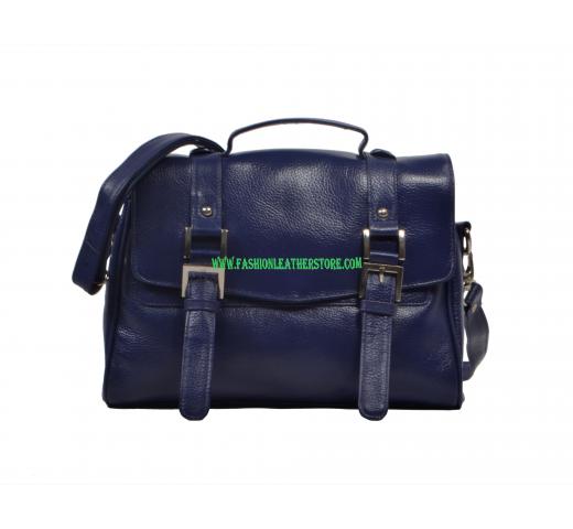 Quality Full Grain Buffalo Hide Hunter Messenger Bag. Adjustable Shoulder Strap